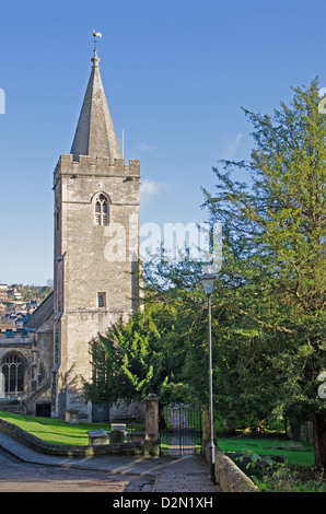 Kirche der Heiligen Dreifaltigkeit Bradford on Avon Stockfoto