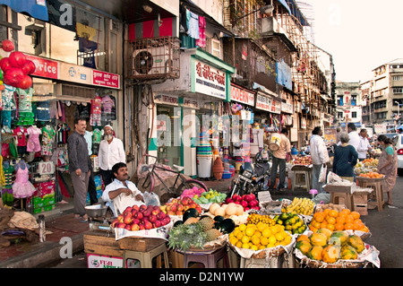 Mumbai (Bombay) Colaba Fishing Village Kolinagar 1 km südlich von Gateway of India Stockfoto