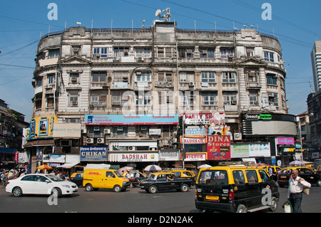 Sheikh Memon Street (Zavari Basar) Mumbai (Bombay) Indien in der Nähe von Crawford Market Stockfoto