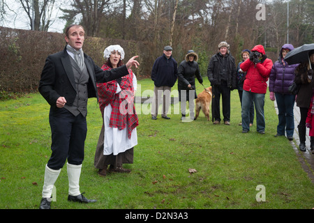 Geburtstagsfeiern von Robert Burns, schottischer Dichter, bei den Festspielen Alloway 1759 in Alloway, Ayrshire, Schottland. Stockfoto