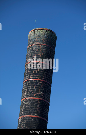 Stillgelegten Mühle Schornstein in Diggle, Saddleworth Stockfoto