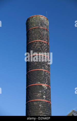 Stillgelegten Mühle Schornstein in Diggle, Saddleworth Stockfoto