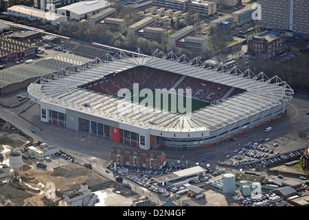 Luftaufnahme von Southampton Football Club Stockfoto