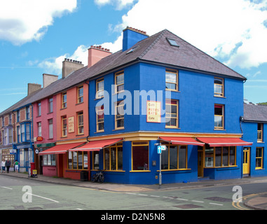 Petes Eats Cafe und Bunkhouse in Llanberis, Gwynedd, Nordwales Stockfoto