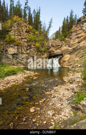 Läuft Eagle oder Trick fällt in der Two Medicine-Bereich des Glacier National Park in den Rocky Mountains von Montana Stockfoto