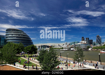 Die London Assembly Building, (Rathaus), South Bank, London City, England, Vereinigtes Königreich Stockfoto