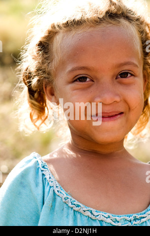 junges Mädchen in Fort Dauphin (Taolagnaro), Madagaskar Stockfoto