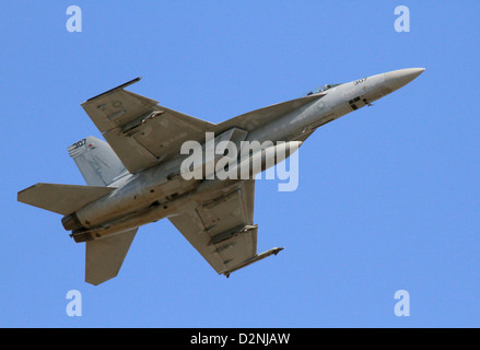 Boeing F/A-18E/F Super Hornet Mehrzweck-Kampfflugzeug Stockfoto