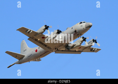 Lockheed P - 3C ASW Flugzeug von Japan Maritime Self Defense Force Stockfoto