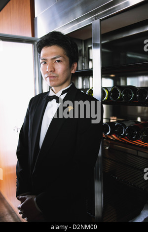 Sommelier Stockfoto