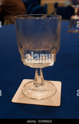 Ein Glas Wasser Stockfoto