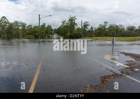 Januar 2013 Logan-Hochwasser in Queensland, Australien Stockfoto