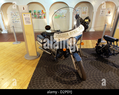 Moto Guzzi V50 Polizia Stradala Stockfoto