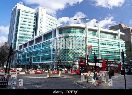 University College Notaufnahme Gebäude (UCH), Euston Road, London, England, UK. Stockfoto