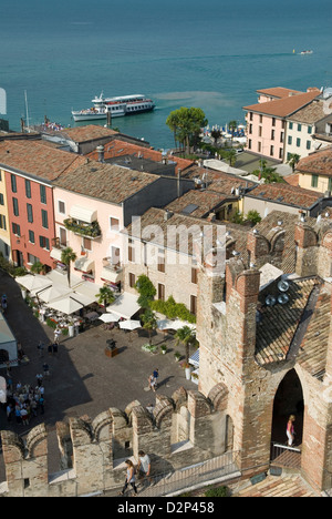 Sirmione-Lombardei-Italien-Reise-Tourismus Stockfoto