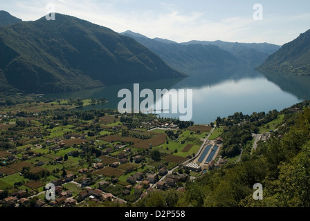 See Idro Lombardei-Italien-Reise-Tourismus Stockfoto