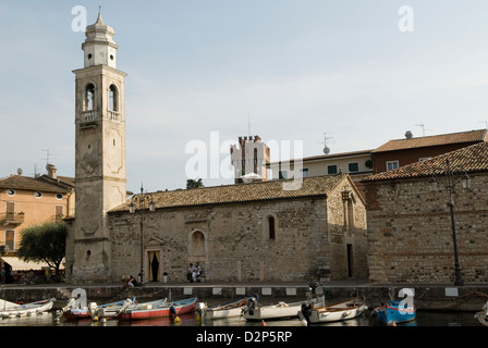 Lazise-Venetien Italien-Reise-Tourismus Stockfoto