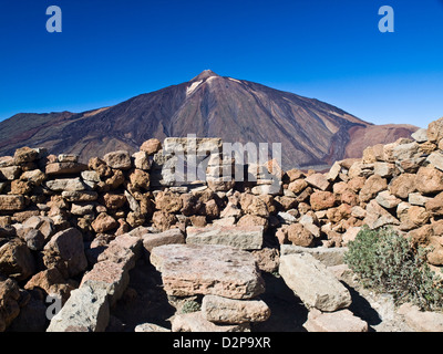 Pico de Teide, Spaniens höchsten Berg, auf der Insel Teneriffa Stockfoto