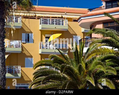 Ferienwohnungen auf der Insel Teneriffa Stockfoto