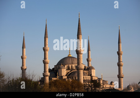 Istanbul, Türkei, Sultan Ahmed Mosque, genannt auch die blaue Moschee Stockfoto