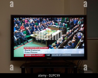 BBC Parlament Fernsehkanal UK Stockfoto