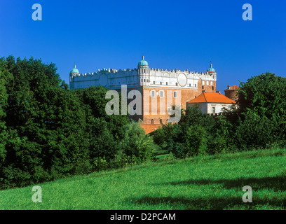 Teutonischen Burg in Golub Dobrzyn, Polen Stockfoto