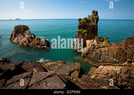 Riffe auf der Seeküste Ko Chang, Thailand Stockfoto