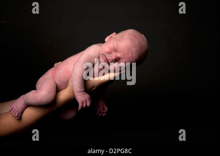 Freiburg im Breisgau, Portrait eines Kleinkindes Stockfoto