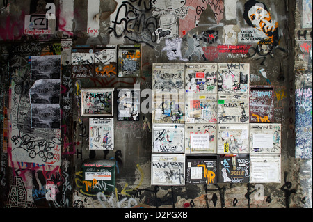 Berlin, Deutschland, Briefkästen in der Passage im Haus Schwarzenberg Stockfoto