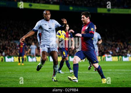 Lionel Messi (Barcelona), 27. Januar 2013 - Fußball / Fußball: Spanisch "Liga Espanola" entsprechen Betweena FC Barcelona 5-1 Osasuna im Camp Nou in Barcelona, Spanien. (Foto von D.Nakashima/AFLO) Stockfoto