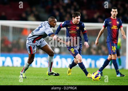 Lionel Messi (Barcelona), 27. Januar 2013 - Fußball / Fußball: Spanisch "Liga Espanola" entsprechen Betweena FC Barcelona 5-1 Osasuna im Camp Nou in Barcelona, Spanien. (Foto von D.Nakashima/AFLO) Stockfoto