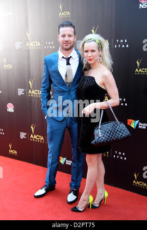 Sydney, Australien. 30. Januar 2013. Die 2nd Australian Academy Kino TV Kunst (AACTA) Awards fand in Sydney bei The Star. Vor der Preisverleihung ging Zeremonie Stars den roten Teppich. Sydney, Australien. 30. Januar 2013.  Bildnachweis: Richard Milnes / Alamy Live News Stockfoto