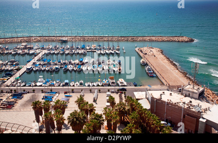 Marina Tel Aviv, Tel Aviv, Israel, Naher Osten Stockfoto