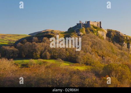 Position Cennen Castle, Brecon Beacons National Park, Wales, Vereinigtes Königreich, Europa Stockfoto