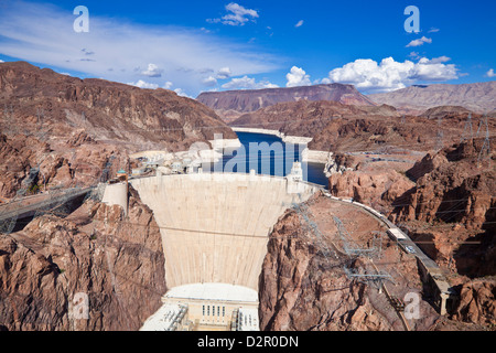 Hoover Dam, Lake Mead Reservoir, Boulder City, Nevada, Vereinigte Staaten von Amerika, Nordamerika Stockfoto