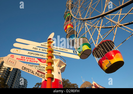 Luna Park, Sydney, New South Wales, Australien, Pazifik Stockfoto