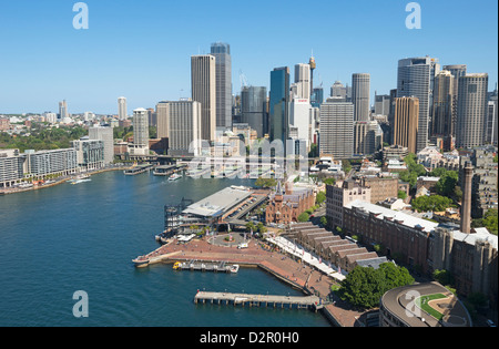 Circular Quay und die Felsen, Sydney, New South Wales, Australien, Pazifik Stockfoto