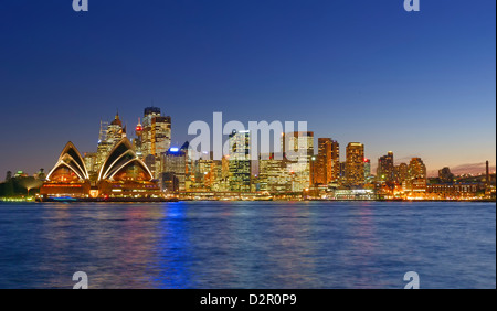 Opera House und Sydney Skyline, Sydney, New South Wales, Australien, Pazifik Stockfoto