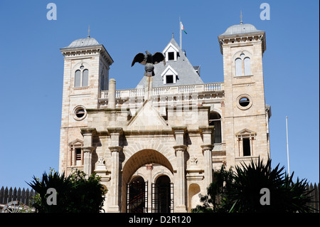 Königlicher Palast, Rova von Antananarivo Oberstadt, Antananarivo Stadt, Antananarivo, Madagaskar, Afrika Stockfoto