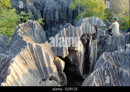 Strikte Naturschutzgebiet Tsingy de Bemaraha, in der Nähe der Westküste in Melaky Region, Madagaskar Stockfoto