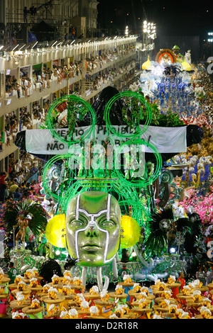 Karnevalsumzug in die Sambodrome, Rio De Janeiro, Brasilien, Südamerika
