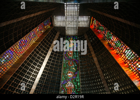 Catedral Metropolitana (Kathedrale), Rio De Janeiro, Brasilien, Südamerika Stockfoto