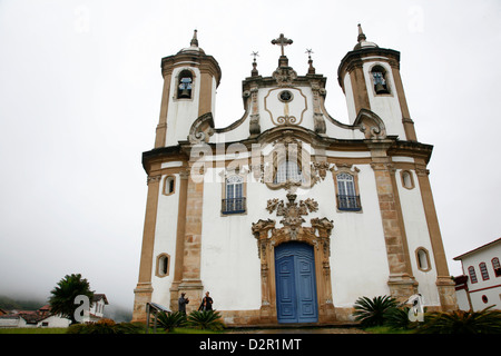 Igreja de Nossa Senhora Carmo (unserer lieben Frau vom Berge Karmel) Kirche, Ouro Preto, Minas Gerais, Brasilien Stockfoto