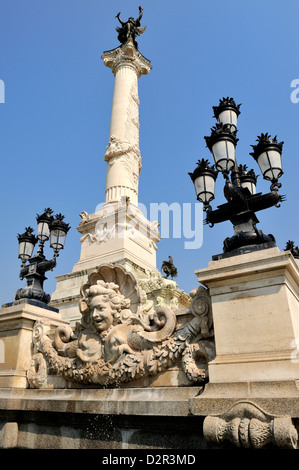 Denkmal Aux Girondins Bordeaux, UNESCO World Heritage Site, Gironde, Aquitanien, Frankreich, Europa Stockfoto