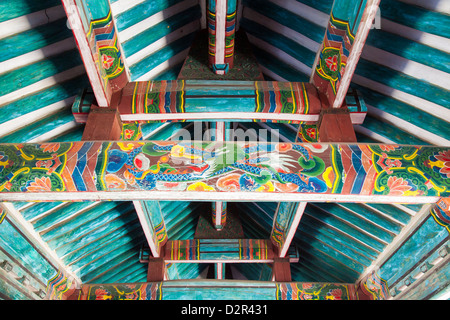 König Wang Kon Mausoleum, Kaesong Stadt, Demokratische Volksrepublik Korea (DVRK), Nordkorea, Asien Stockfoto