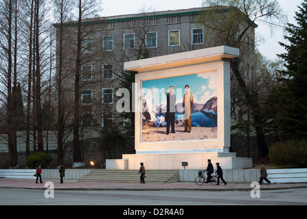 Wonsan Stadt, Ost Meer von Korea, Demokratische Volksrepublik Korea (DVRK), Nordkorea, Asien Stockfoto