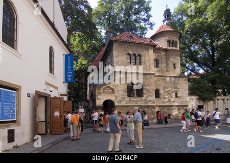 Klausen Synagoge auf dem alten jüdischen Friedhof Stockfoto