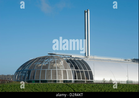 Newhaven Abfall Verbrennungsanlage oder "Energie-Verwertungsanlage" an den Ufern des Flusses Ouse in East Sussex, UK. Stockfoto