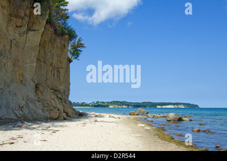 Klippen an der Ostsee Stockfoto