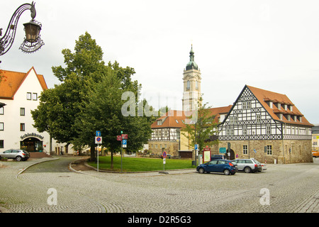 Vor dem Schloss-Hotel in Eisenach Stockfoto